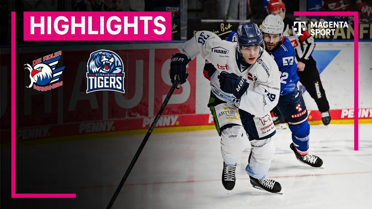 Adler Mannheim - Straubing Tigers | PENNY DEL | MAGENTA SPORT