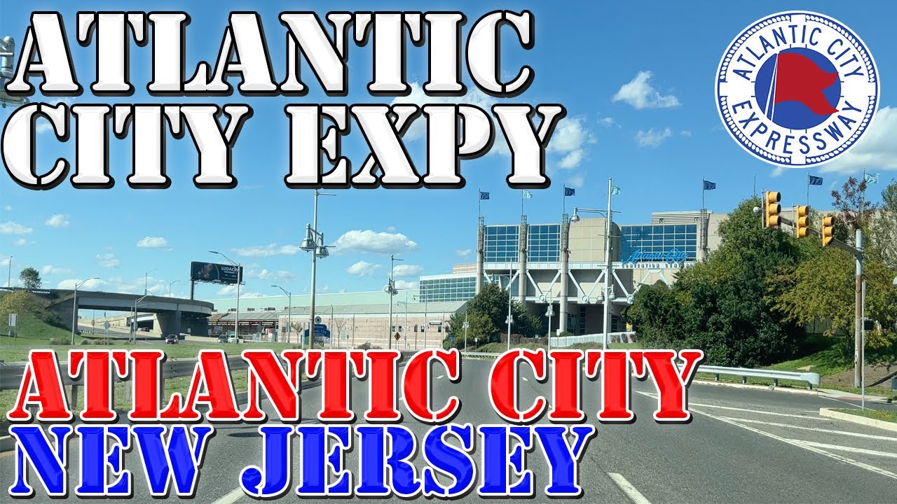 Atlantic City Expressway FULL Route - Atlantic City to Philadelphia Area - 4K Highway Drive