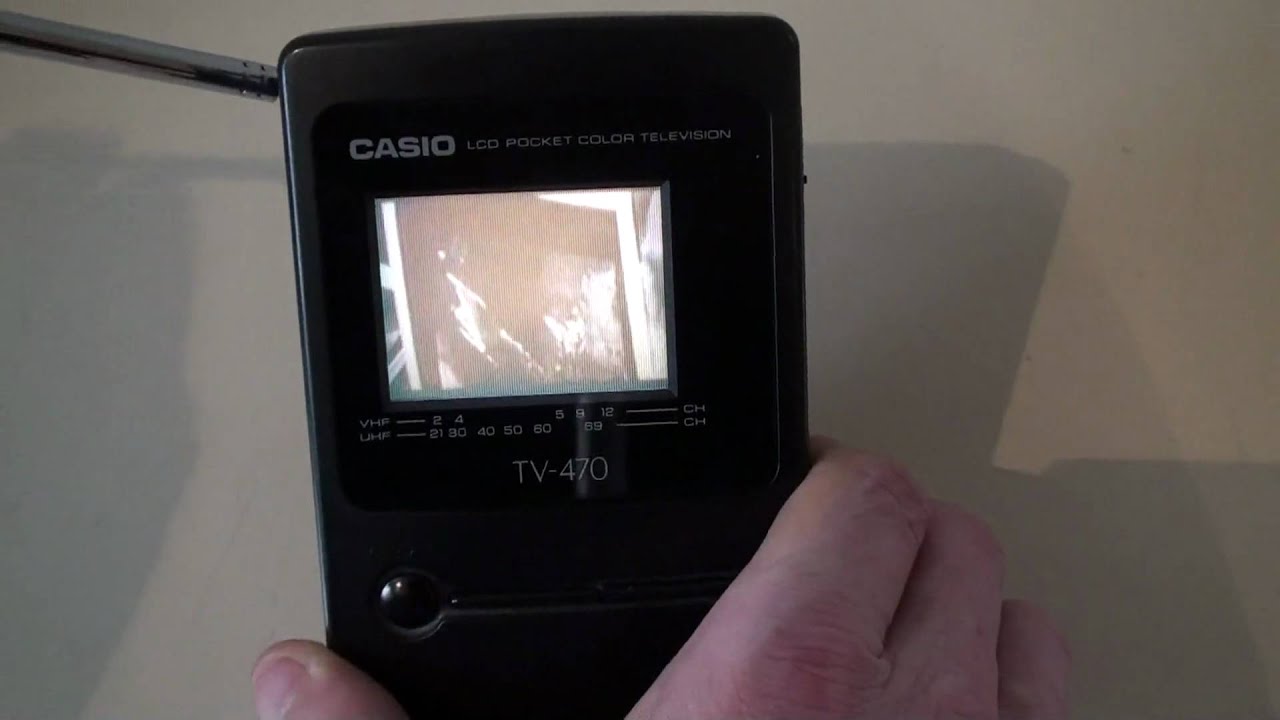 Casio TV-470 LCD Pocket Colour Television