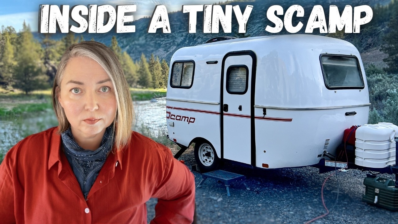 SCAMP 13ft Tour: What's it REALLY like Living Full Time in a SCAMP?