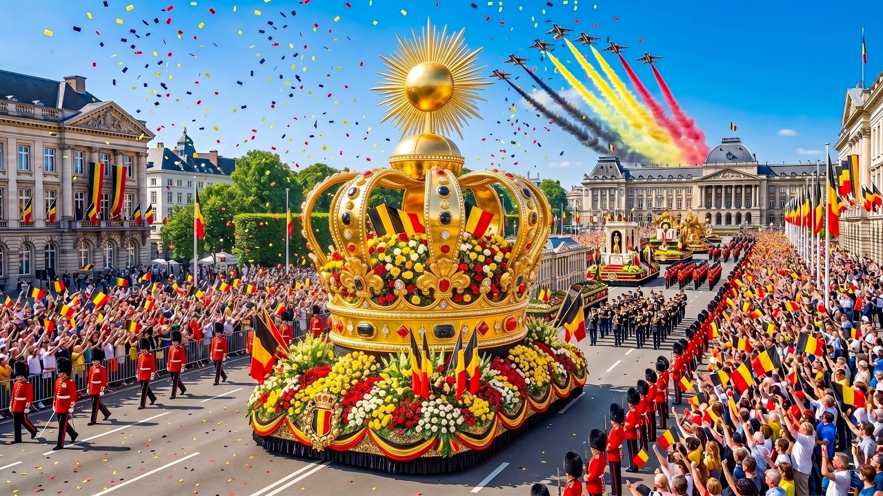 🇧🇪 Belgium National Day 2026 | Military Parade & Royal Celebration Full Event 4K