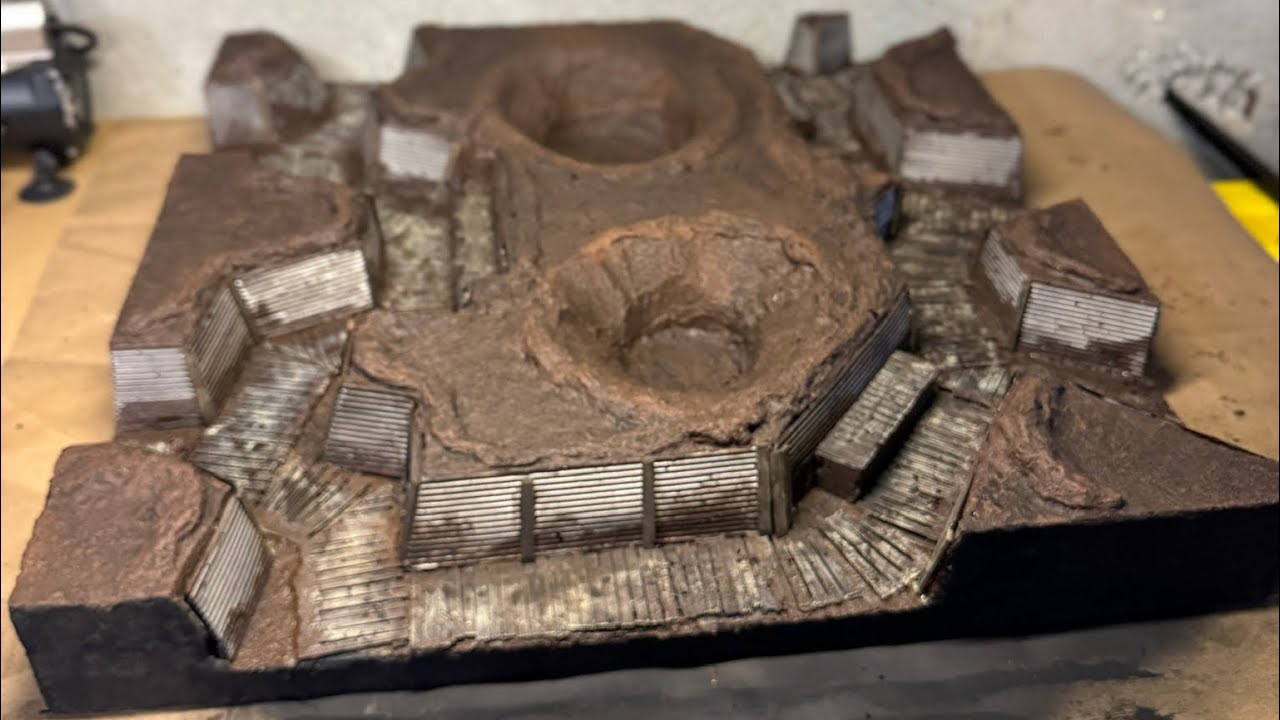 Crafting a trench board for Killteam and Trench Crusade
