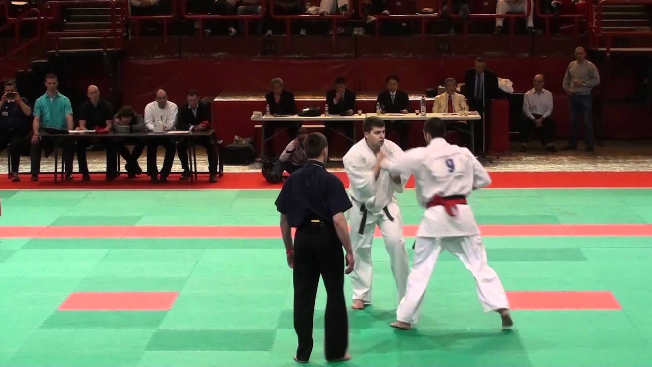 2011 European Kyokushin Karate Championship in Paris, March 26 26th fight of the day