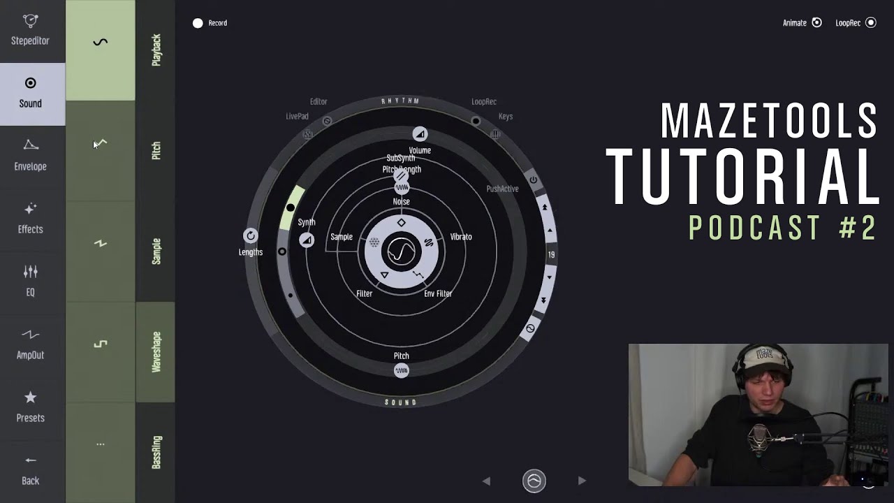 Tutorial: Walkthrough a composition process in Mazetools Soniface