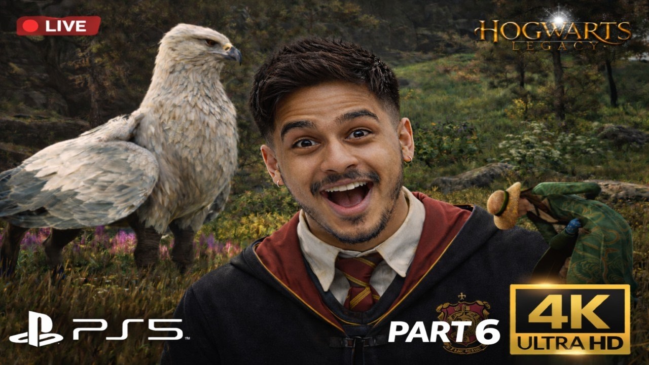 Hogwarts Legacy Gameplay Part 6 — Magic & Main Quests (4K PS5)