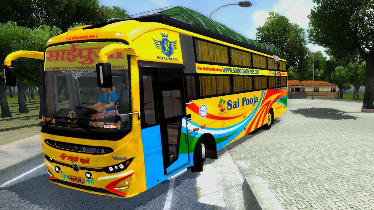 Indian Bus long Village Tour | Indian Bus mod 