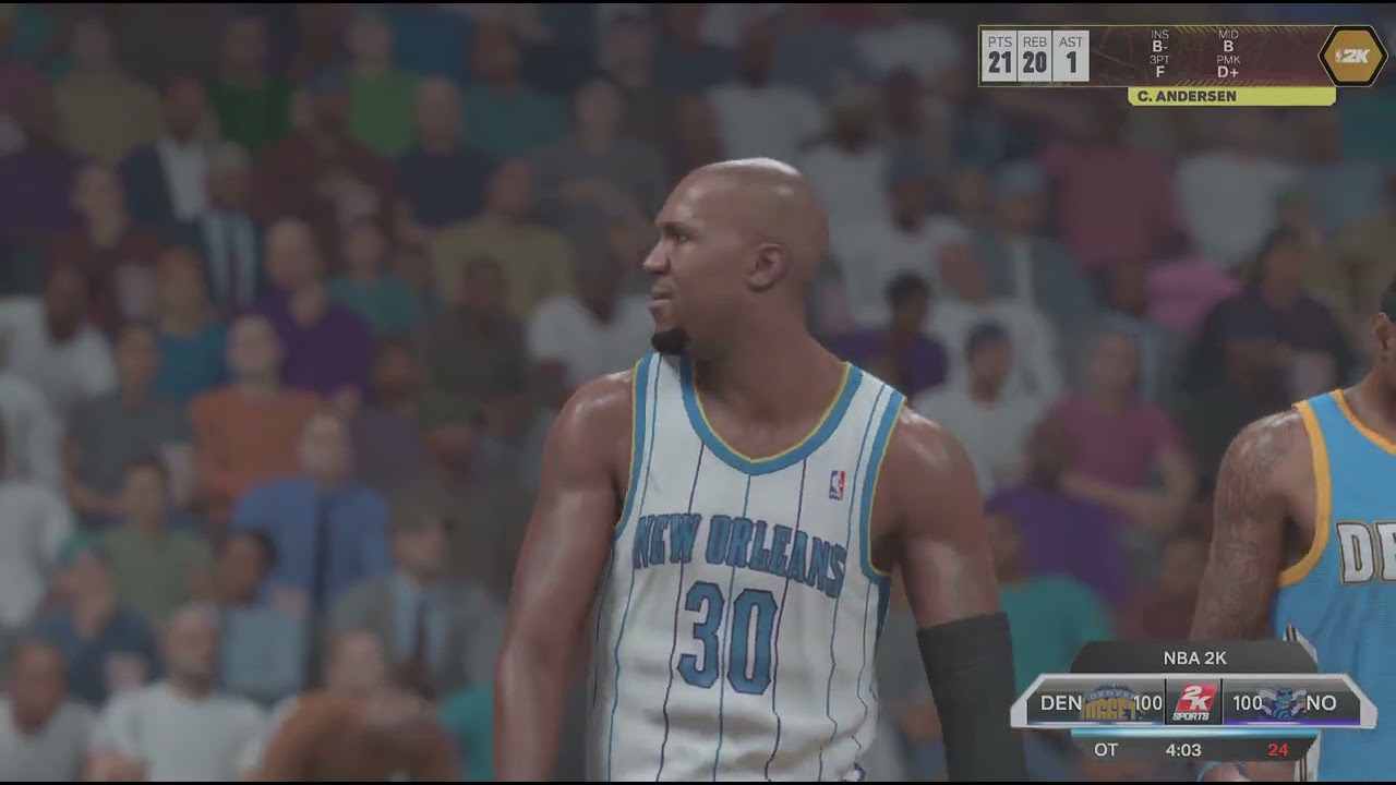NBA 2K26 Chris Andersen 2010 vs Hornets Force OT Comeback Win