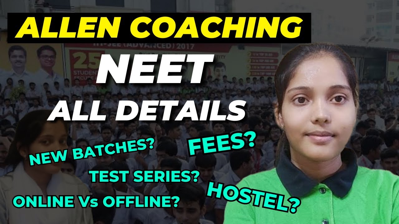 ALLEN COACHING Full Information || Online vs offline? #kota #allen #neet
