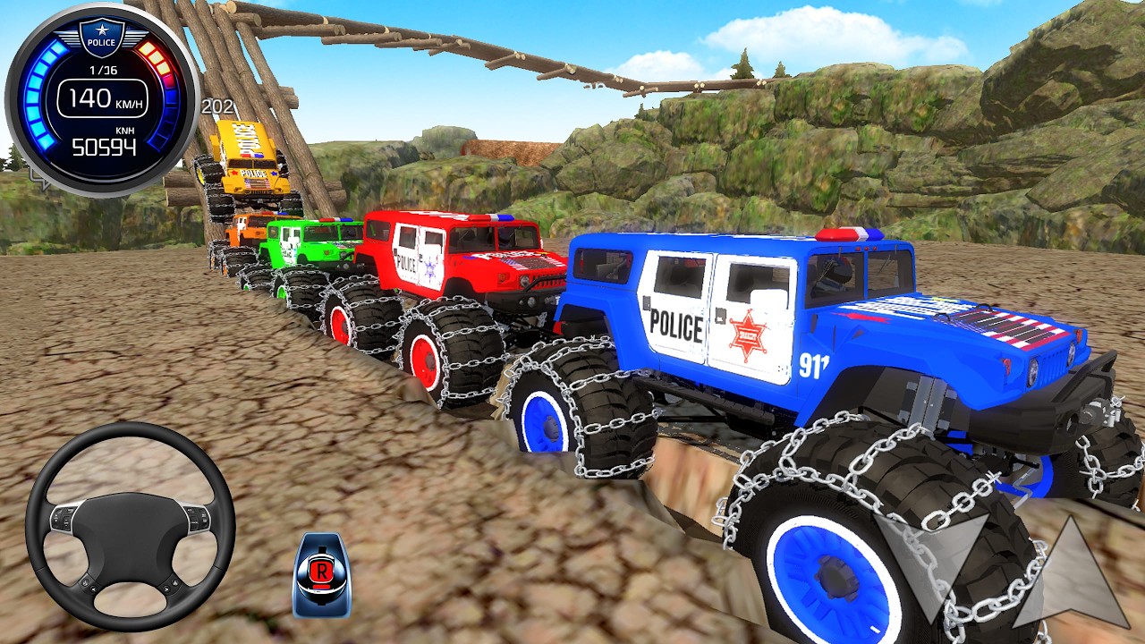 Offroad 4x4 Hammer Truck Driving #1 - SUV Jeep Mountain Drive Cars Simulator - Android GamePlay 2026