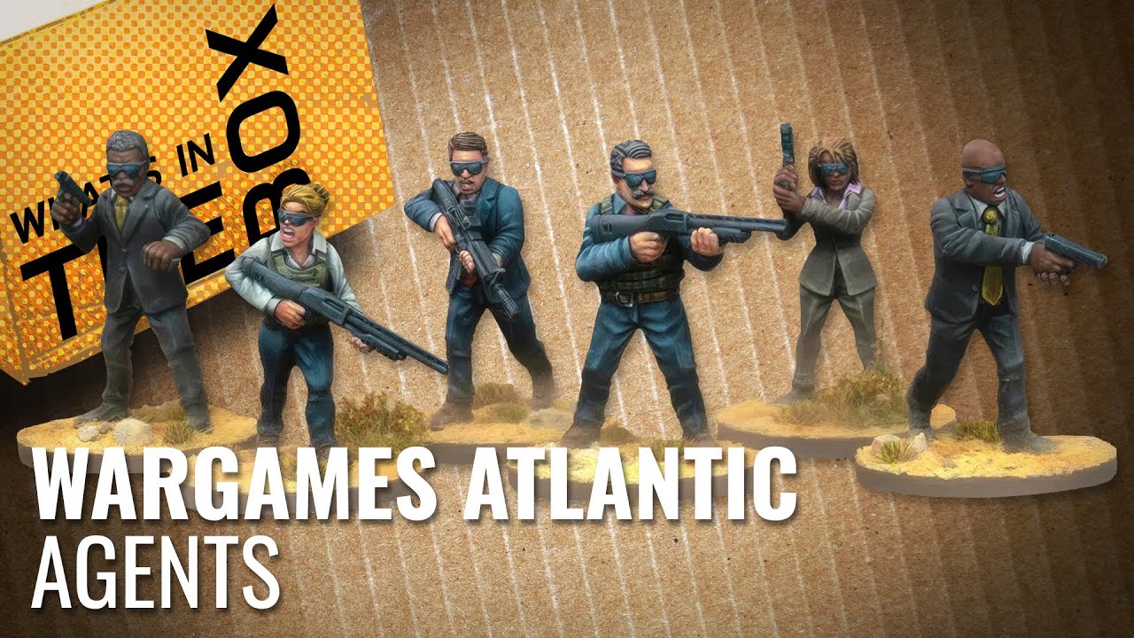 Hitman? Люди в чёрном? Фигурки агентов от Wargames Atlantic — это отличный пластиковый набор!