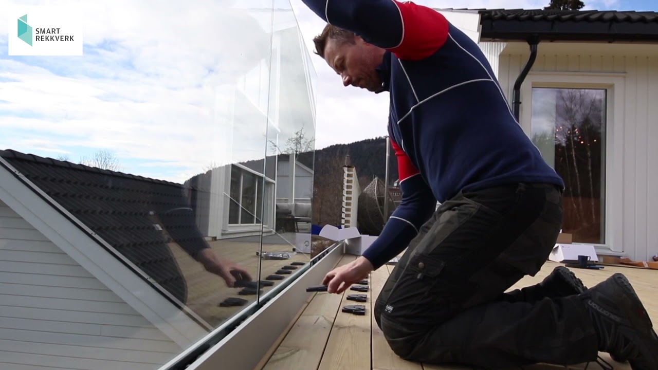 Smart Rekkverk  Monteringsvideo Easy Glass Smart