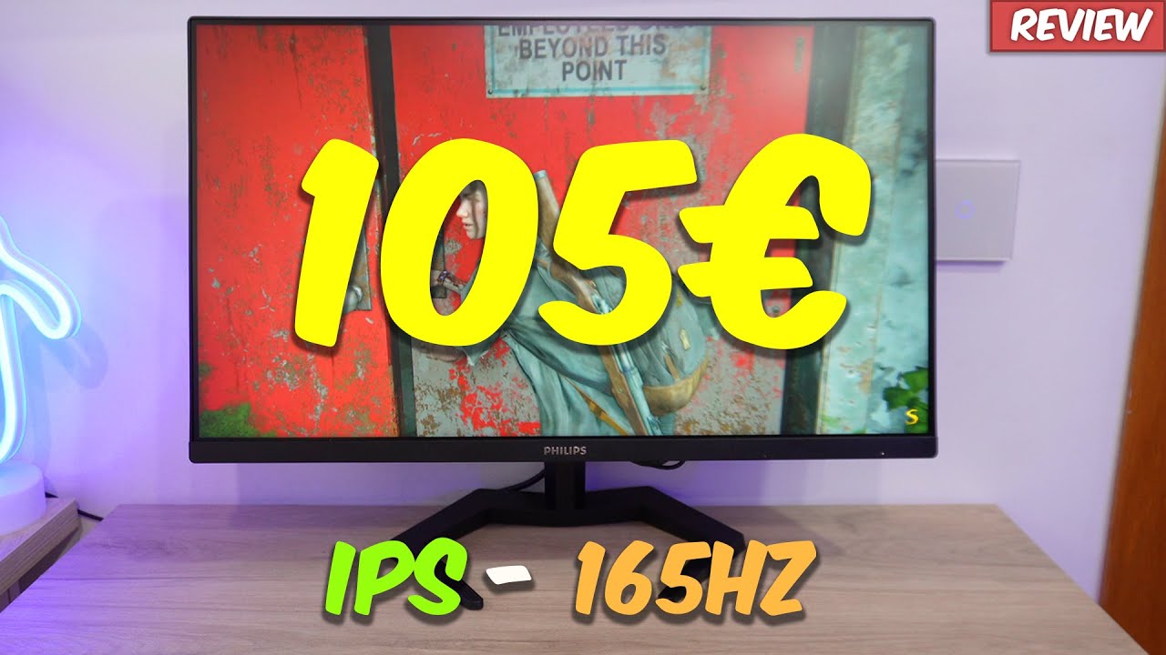 🖥️ El mejor MONITOR gaming BARATO | Philips Evnia 24M1N3200ZS IPS 165HZ