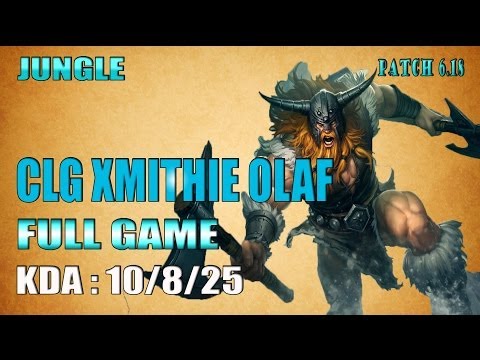 CLG Xmithie Olaf vs Graves Jungle - Full Game (September 12, 2016)