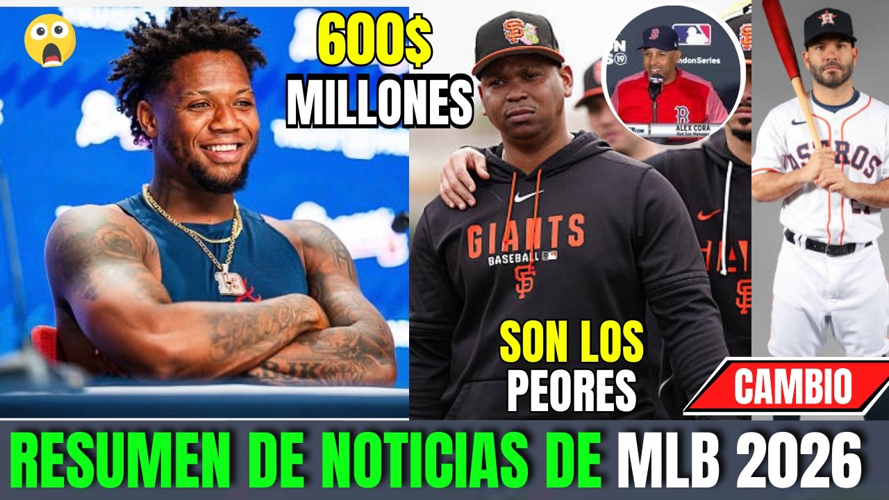 ATLANTA SORPRENDE CON MEGA CONTRATO A ACUÑA JR DE 600 MILLONES? DEVERS PELEA CON DUENO DE BOSTON MLB