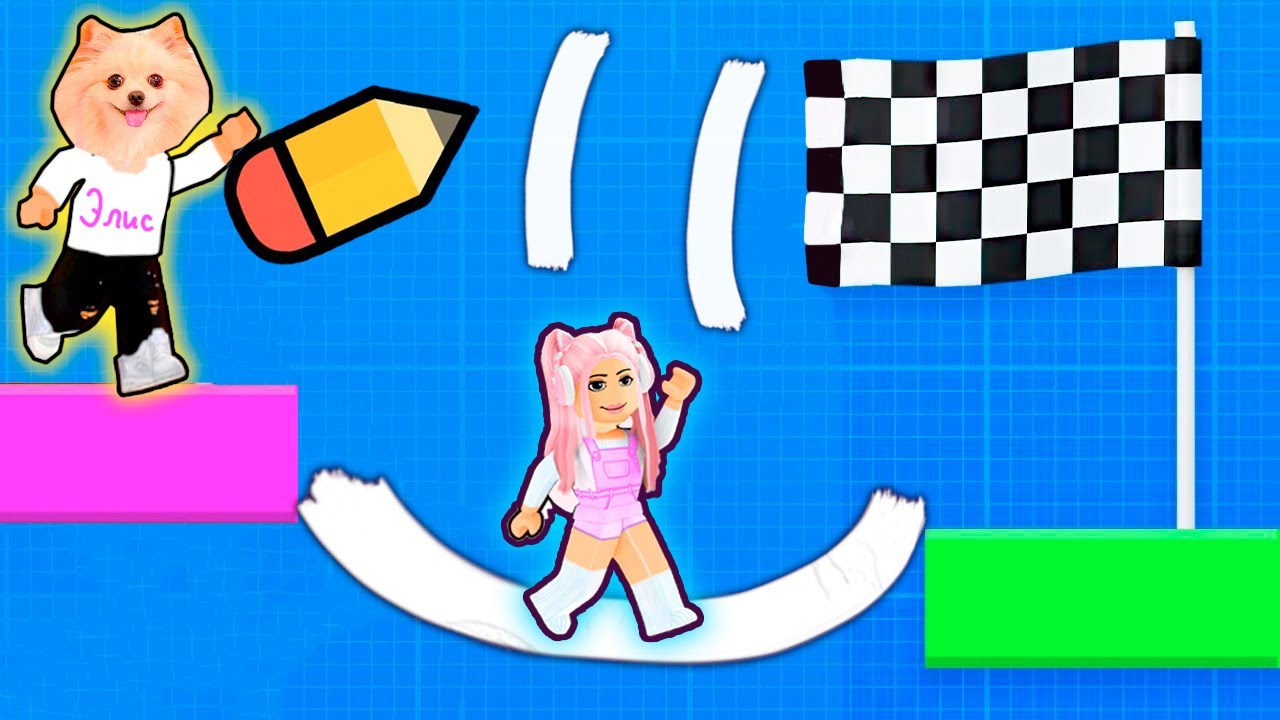 РИСУЮ ОББИ СМАЙЛИКАМИ ЧТОБЫ ПРОЙТИ В РОБЛОКС | Draw Obby [NEW]