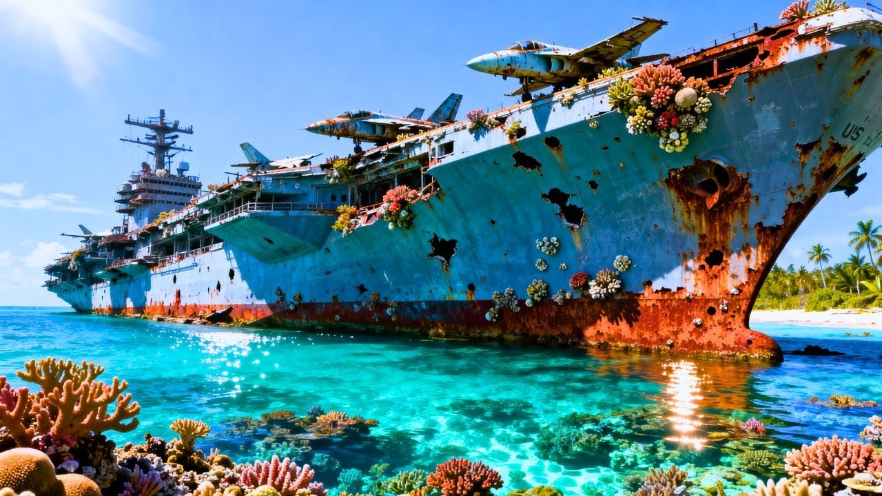 COMPLETE RESTORATION OF THE AIRCRAFT CARRIER USS ENTERPRISE ABANDONED FOR OVER 50 YEARS &mdash;FROM SUBMER