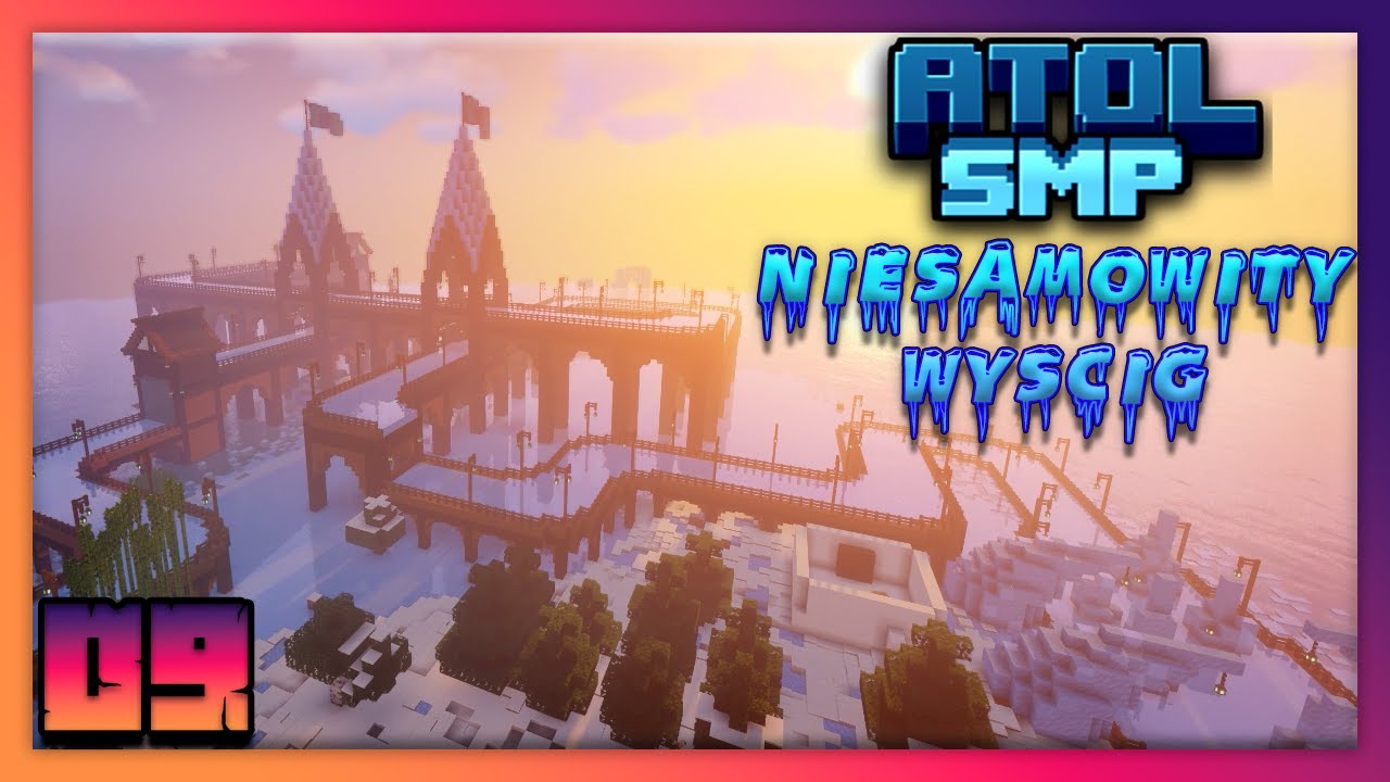 Atol SMP - Pierwszy wyścig na lodzie! | Minecraft SMP