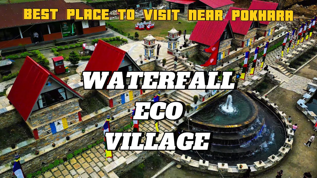 Waterfall Eco village || Gandaki trout farm || Full detail video must watch ||protector vlogs