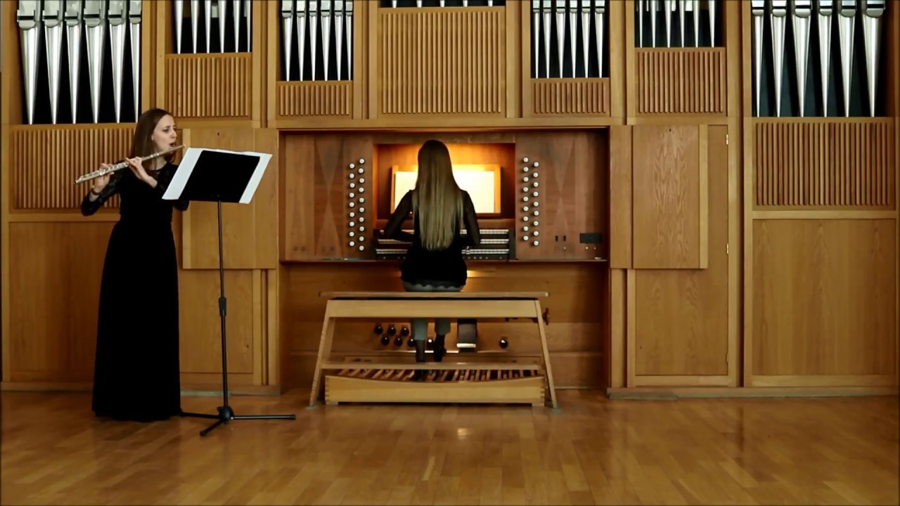 George Frideric Haendel- Sonata HWV 358 Monika Pietrzak- flute, Viktoria Koshuba- organ