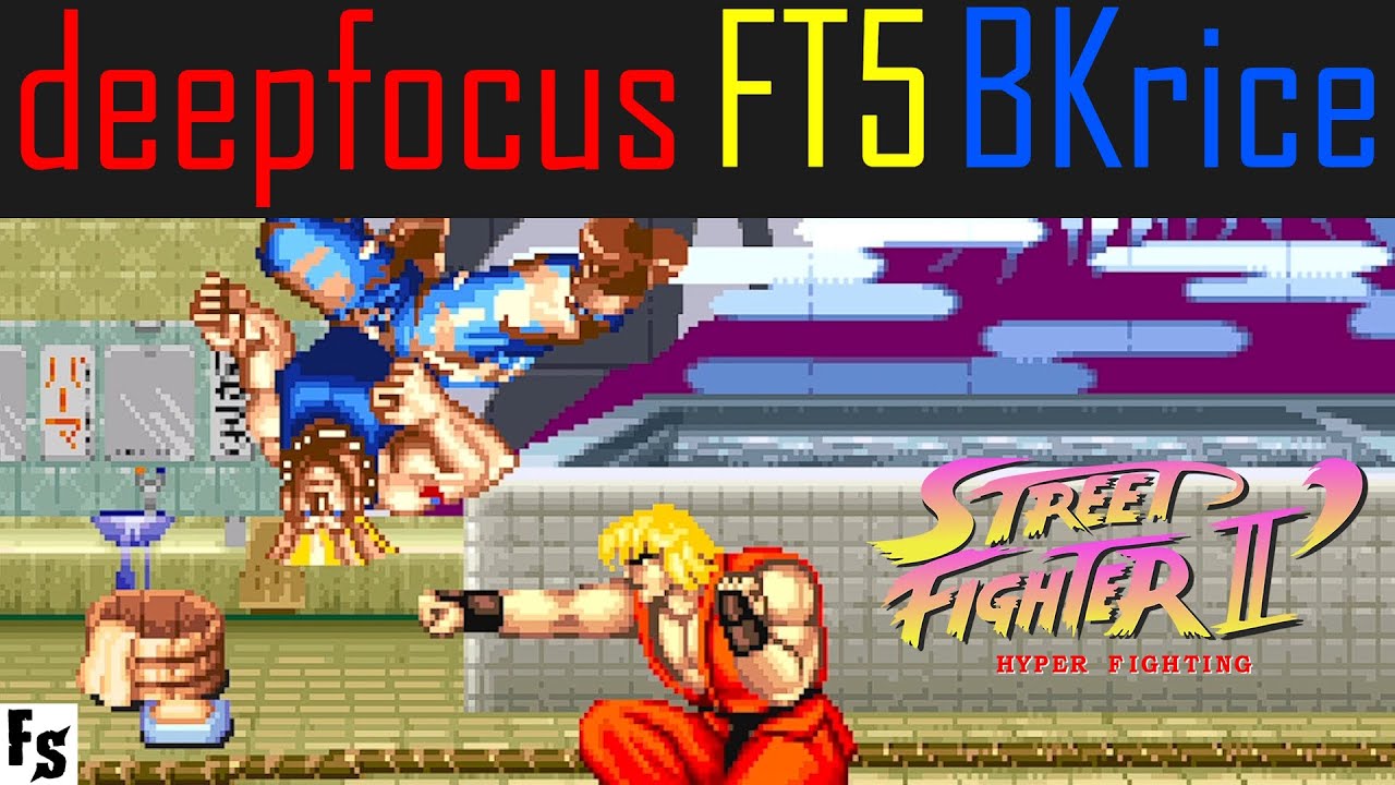 Street Fighter II' - Hyper Fighting - deepfocus [Guile] vs BKrice [Ken] (Fightcade FT5)