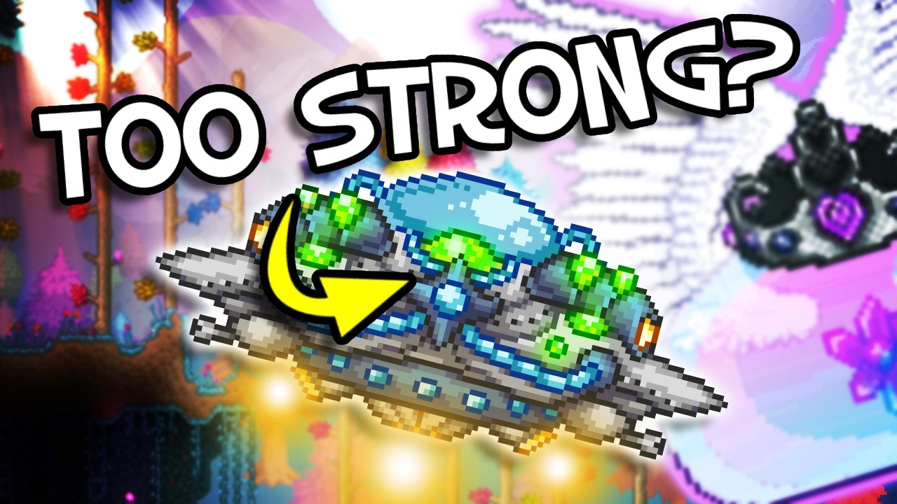 Terraria But the Martian Saucer FIGHTS Every Pre-Hardmode Boss