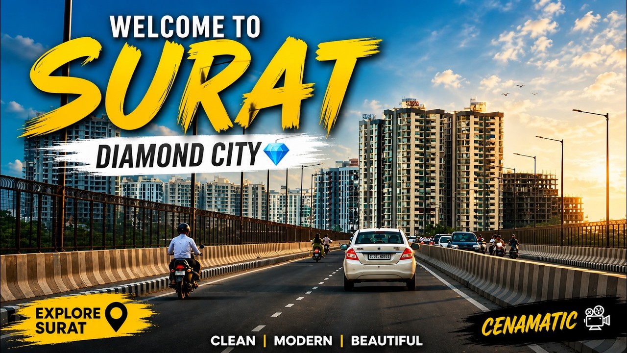 Surat City Vibes ❤️ | Exploring the Beautiful City of Surat, Gujarat | India 🇮🇳