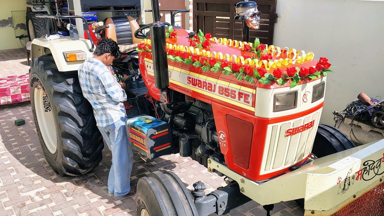 👑 Swaraj 855 FE – Shaadi Ka King Entry Tractor2. 🚜💍 Swaraj 855 FE Weds Dulha Raja3. 🔥 Gaon Ki Shaan