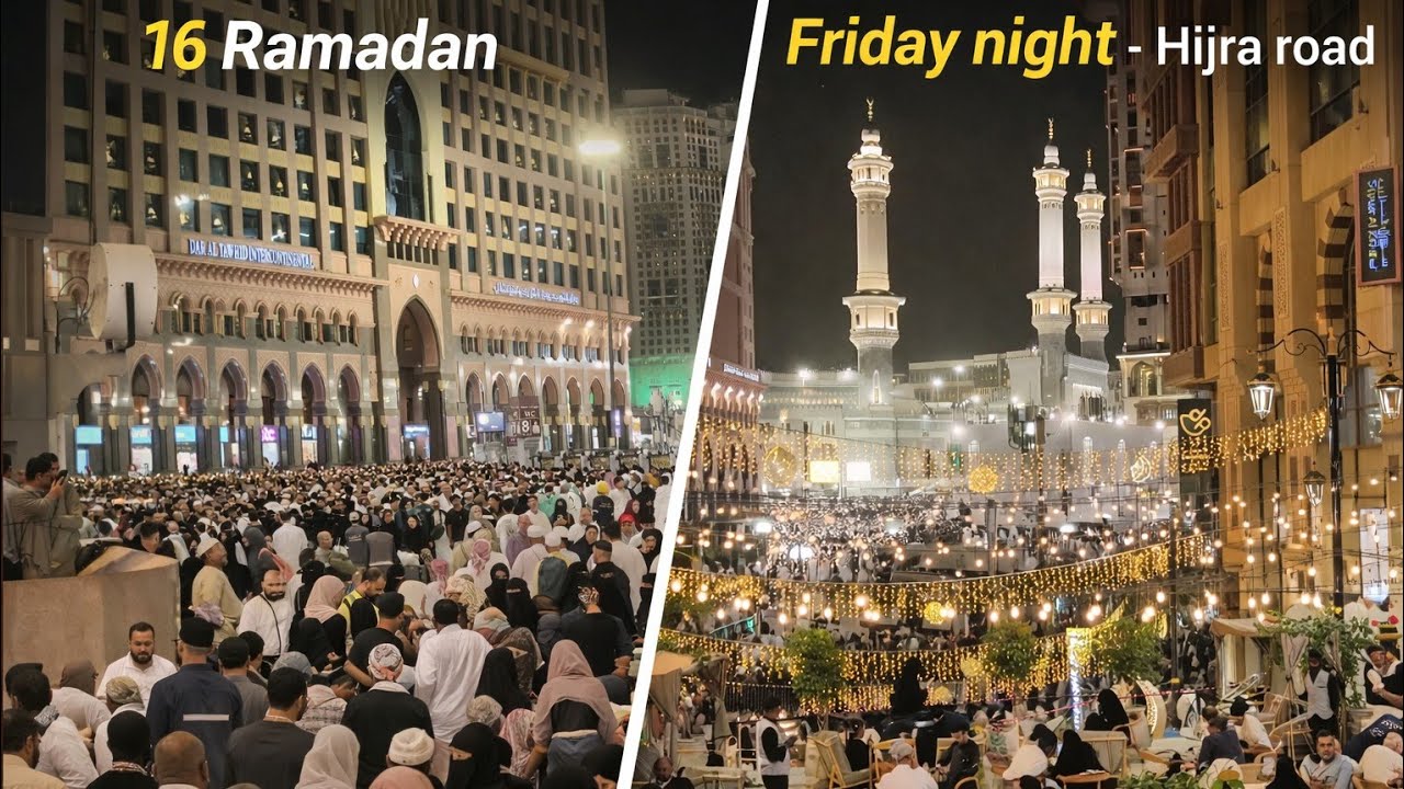 16 Ramadan around Masjid Al Haram 