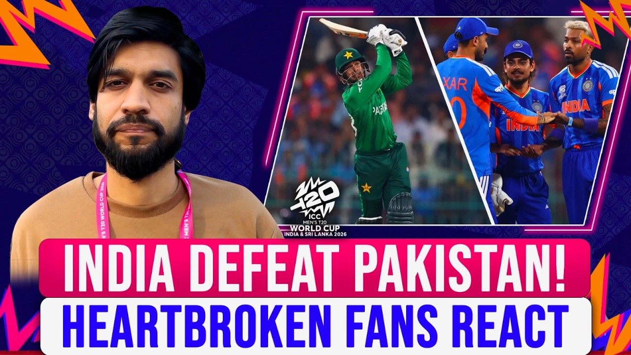 India Defeat Pakistan! Heartbroken Fans React | Caught Behind