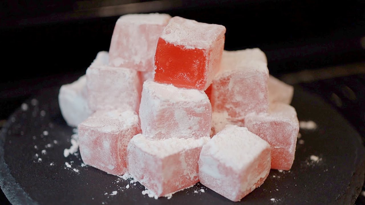 🇹🇷土耳其軟糖 | 不敗經典！風靡世界的土耳其快樂糖這樣做【Turkish delight】| 元气八眉菌