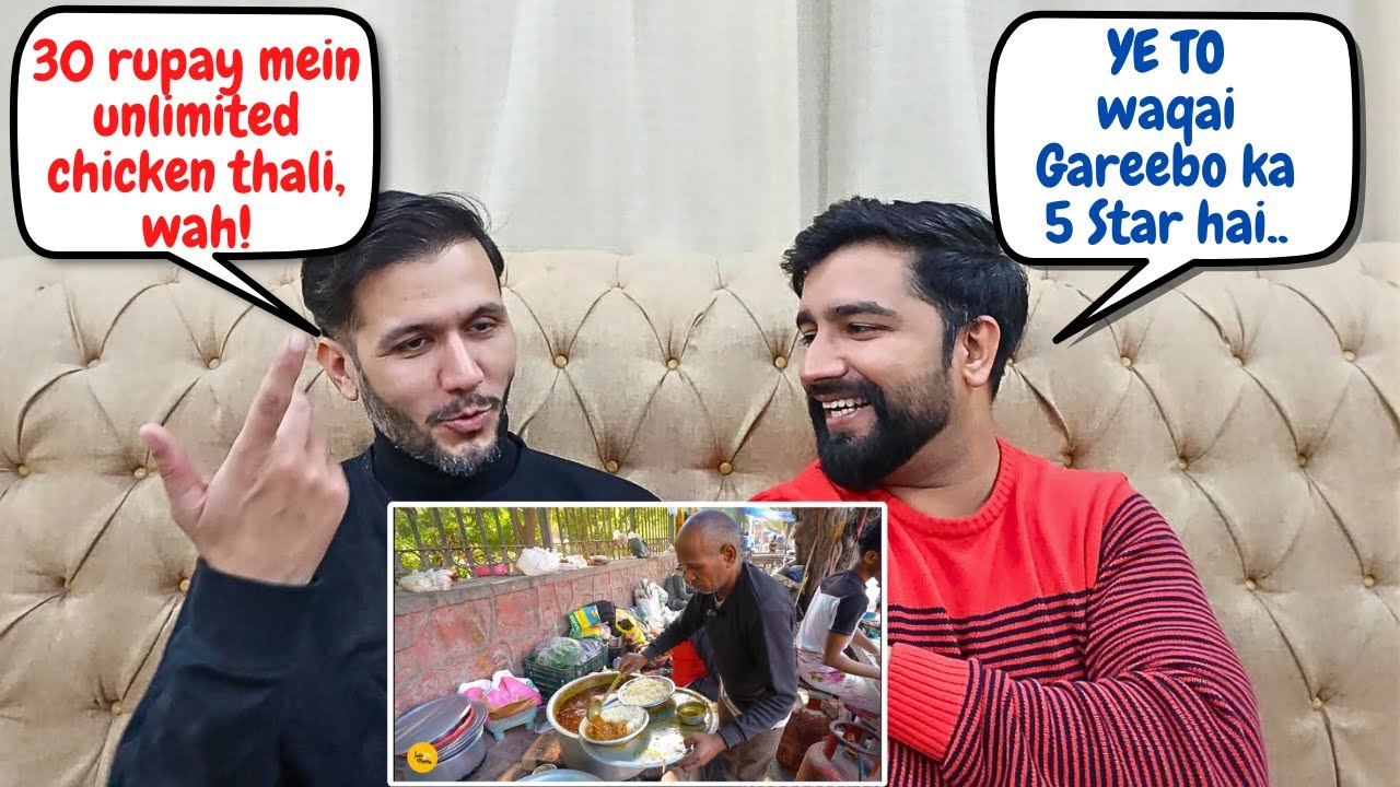Gareebo Ka 5 Star Hotel Unlimited Chicken Rice Thali l Delhi Street Food #mmreactions