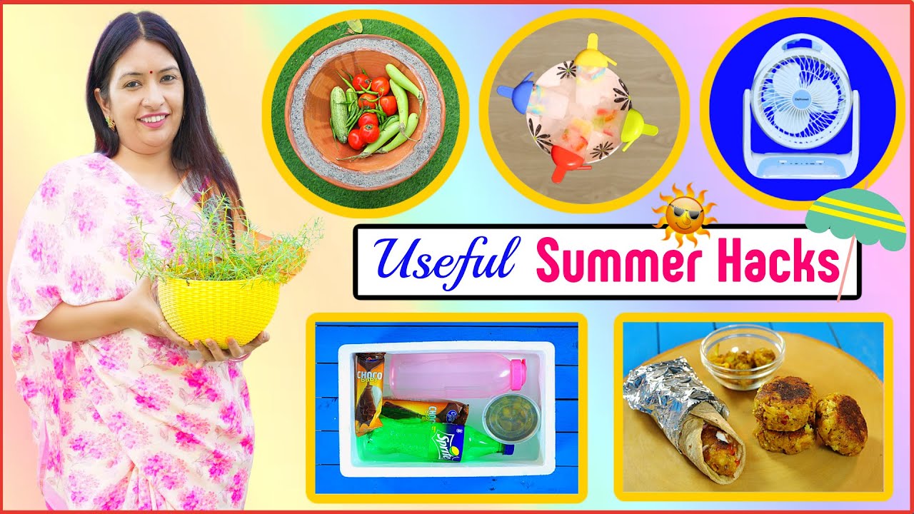 6 SUMMER HACKS You Must Know | Kitchen Tips & Tricks | CookWithNisha