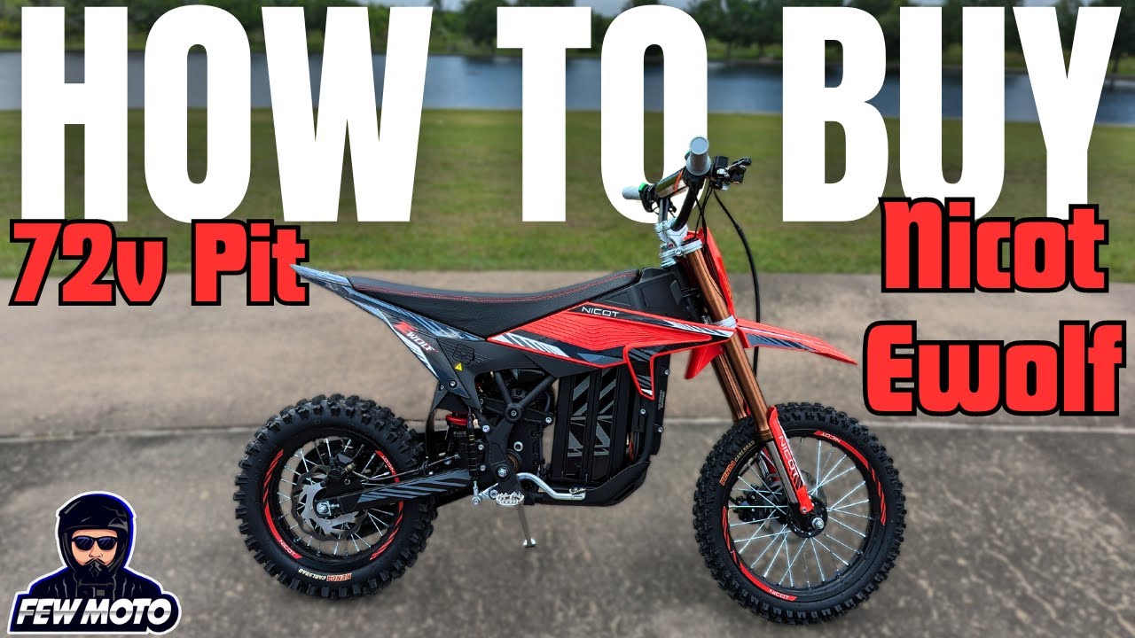 Nicot E-Wolf POWERFUL: Secure Your Electric Pit Bike Now