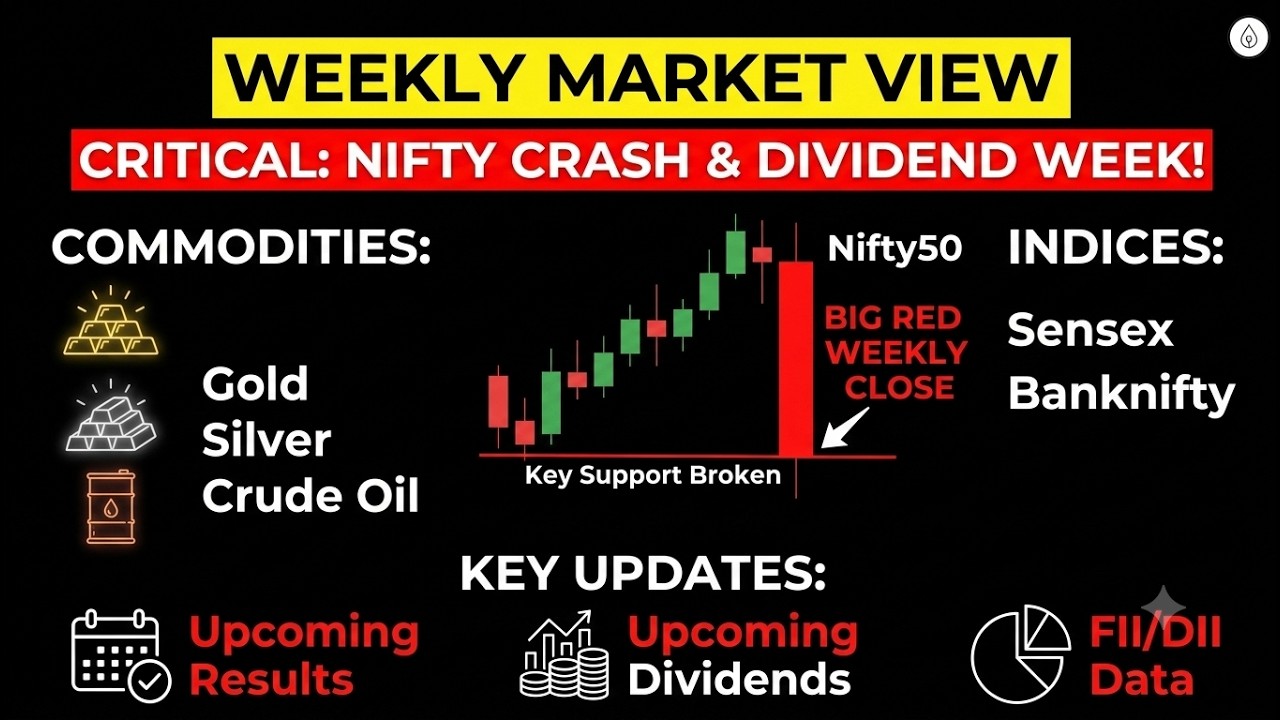 Market Weekly View: Nifty50, Gold, Crude Oil & FII/DII Data | 27 July - 31 July 2026 Analysis
