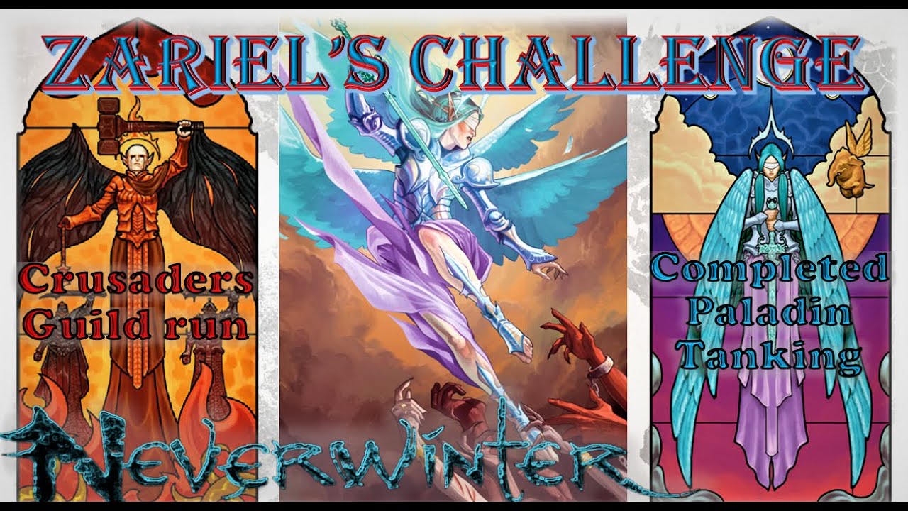 NEW Trial Zariel Guild Completion - Paladin Deathless Tanking - Neverwinter M19