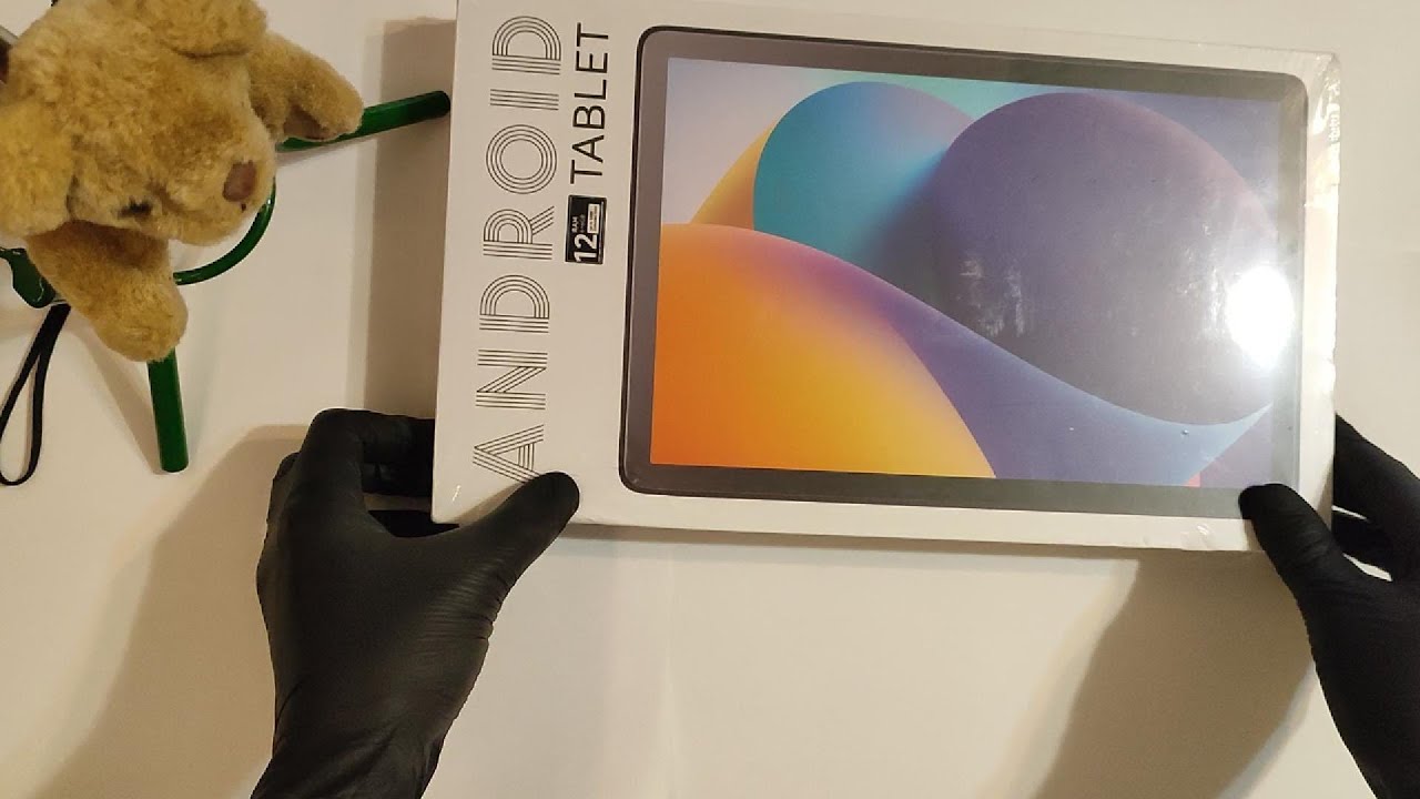 Распаковка планшета VASOUN TAB 12 Android Tablet 10.1 6+6/128gb, Unisoc T606
