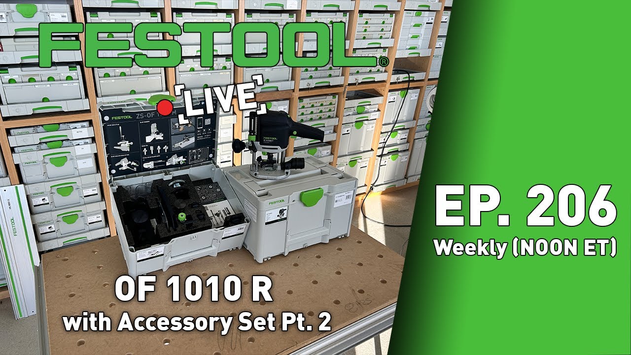 Festool Live Episode 206 - OF 1010 Accessory Kit #2