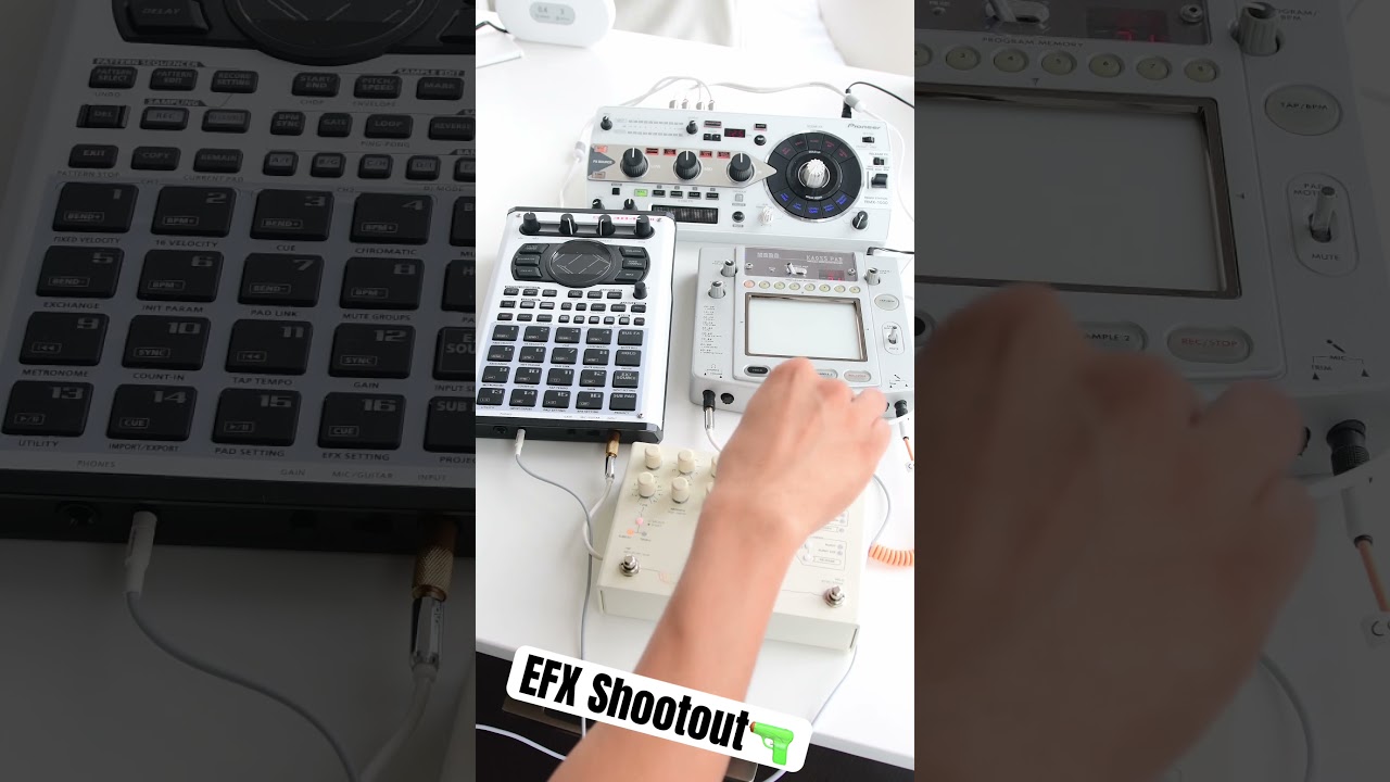EFX Shootout Pioneer RMX-1000 Roland SP404 MK2 Korg Kaoss Pad KP2 Hologram Electronics Microcosm