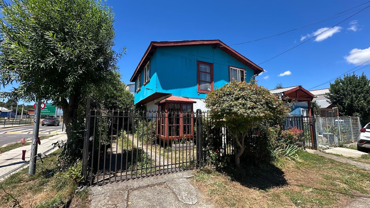 Casa Esquina en Villarrica: El espacio que tu familia busca (4D/1B)