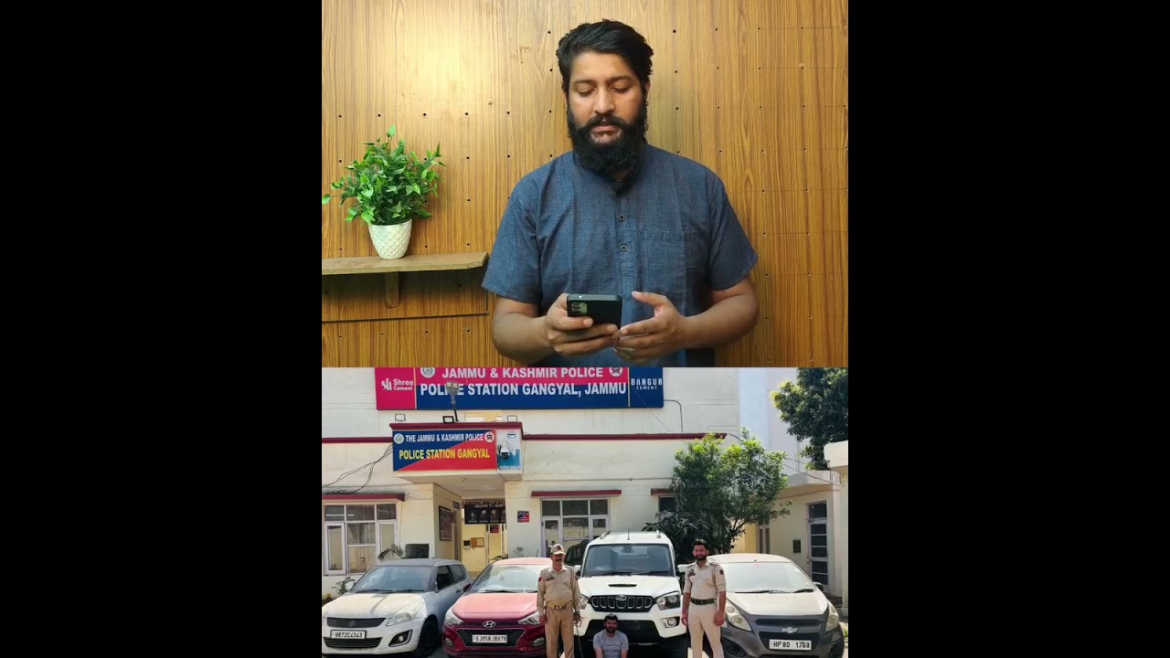 Jammu Police Bust Interstate Vehicle Theft Gang, Four Stolen Cars Recovered