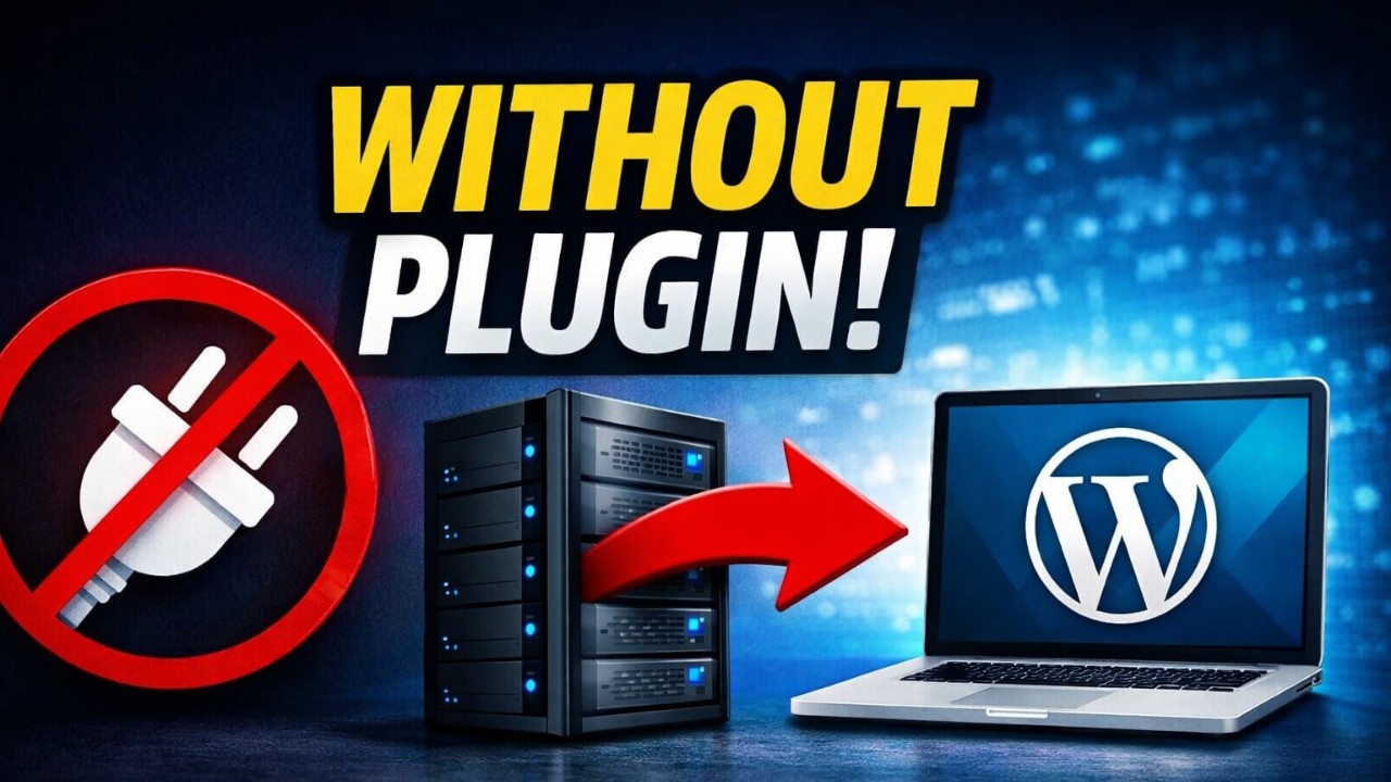 How to Migrate WordPress Website from One Server to Another Without a Plugin | Complete Easy Guide