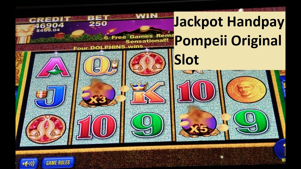 Huge Jackpot Handpay!! Pompeii Original Slot $2.50 Bet