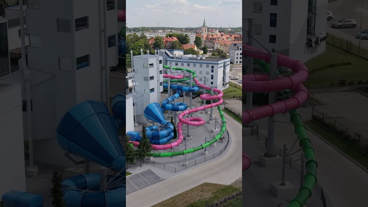 Aquapark Polkowice po generalnym remoncie - ujęcia z drona!