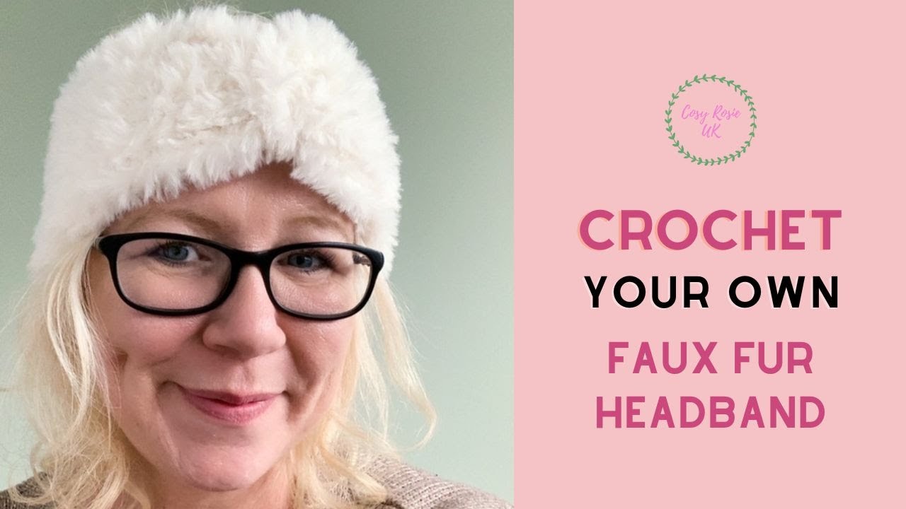Easy Faux Fur Crochet Headband Pattern