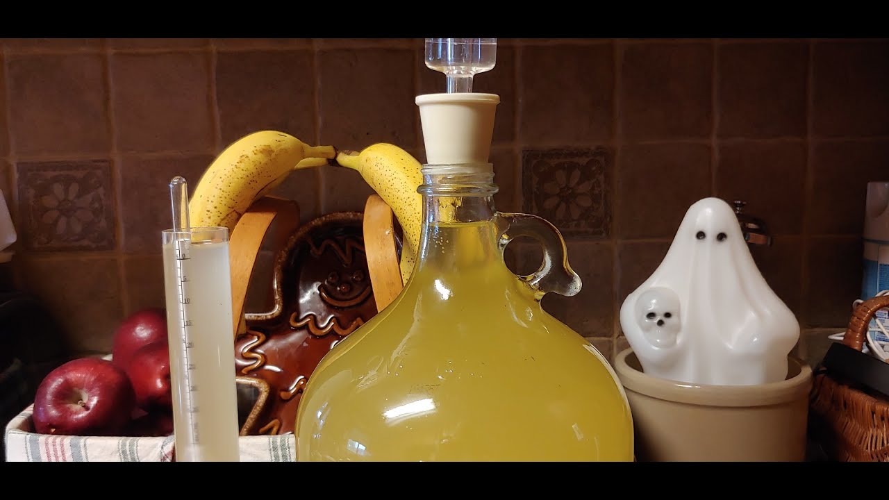 Making  Homemade Pineapple Wine