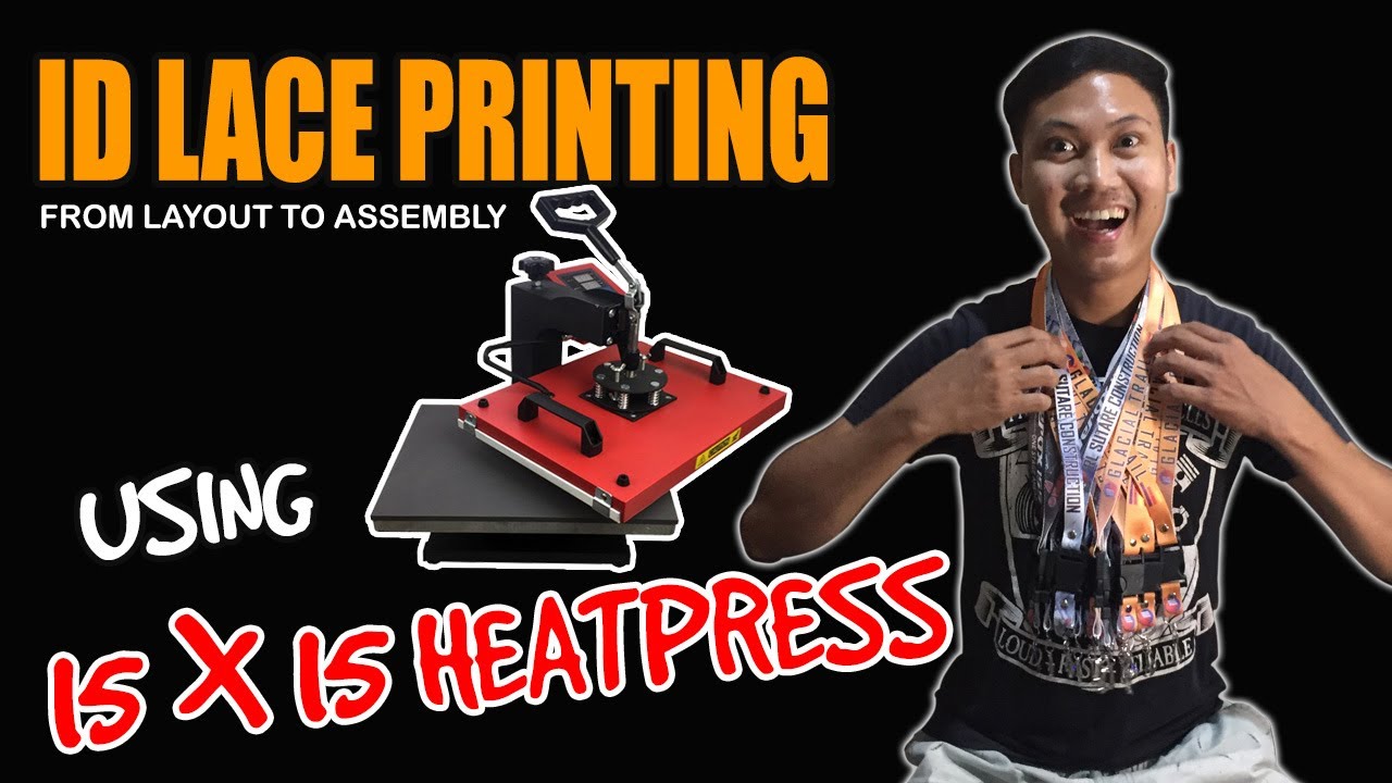 ID LACE MAKING FULL TUTORIAL USING 15X15 HEAT PRESS | Detalyado from layout to assembly