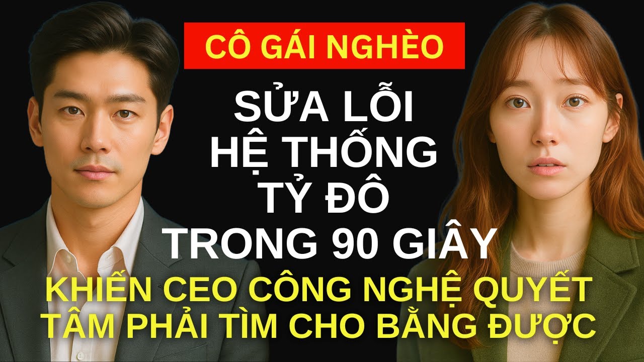Cô gái nghèo sửa lỗi hệ thống tỷ đô trong 90 giây, khiến CEO công nghệ quyết tâm tìm cho bằng được!