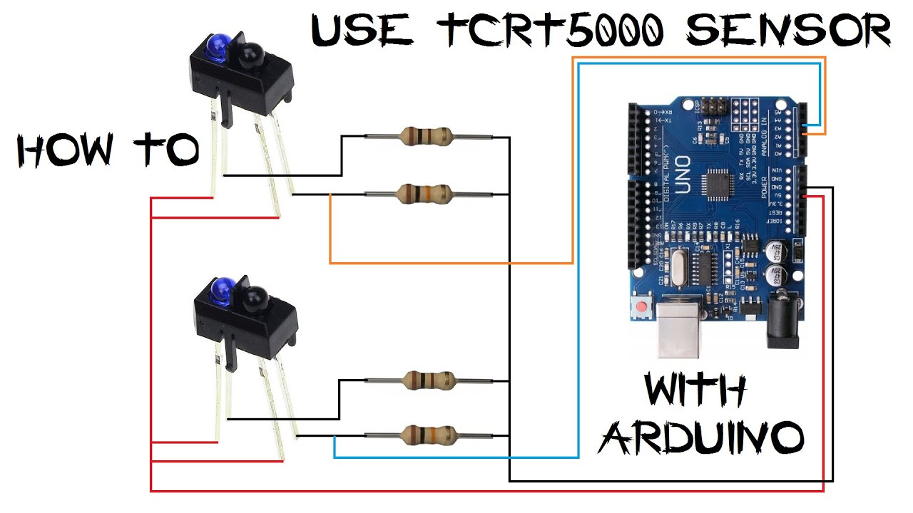 HOW TO USE TCRT5000 IR OPTICAL SENSOR WITH ARDUINO