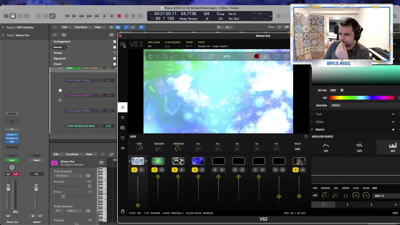Broken Fever - music video #Logic #LogicPro #Kontakt