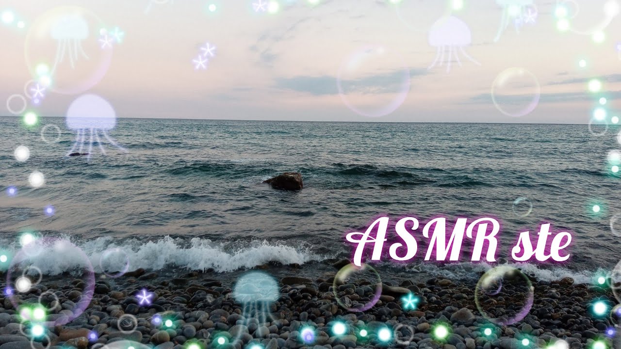 ASMR ste sea waves 🌊🌊 at the sunset. best sea waves video 10 minutes. sound for relaxation